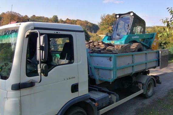 Doprava stavebního materiálu a nákladů